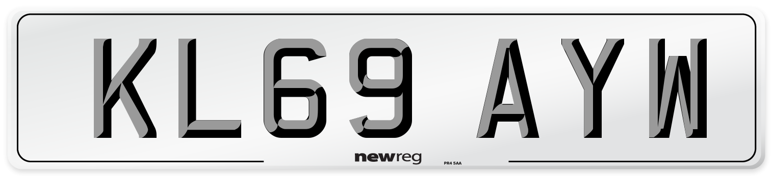 KL69 AYW Number Plate from New Reg
